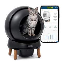Automatski WC za mačke PetSafe® ScoopFree SmartSpin™ Black