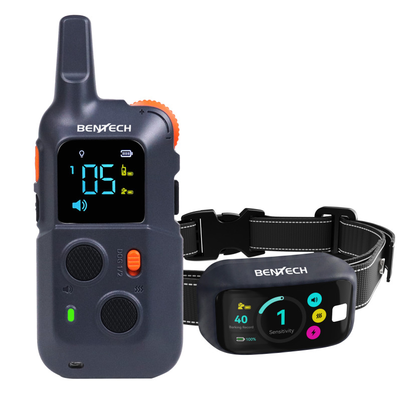 BENTECH T1000B Elektronička ogrlica za trening s funkcijom protiv lajanja